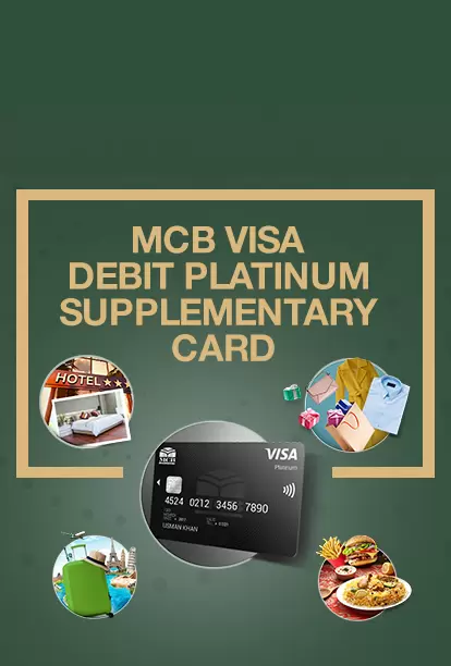 MCB Visa Debit Platinum Supplementary Card