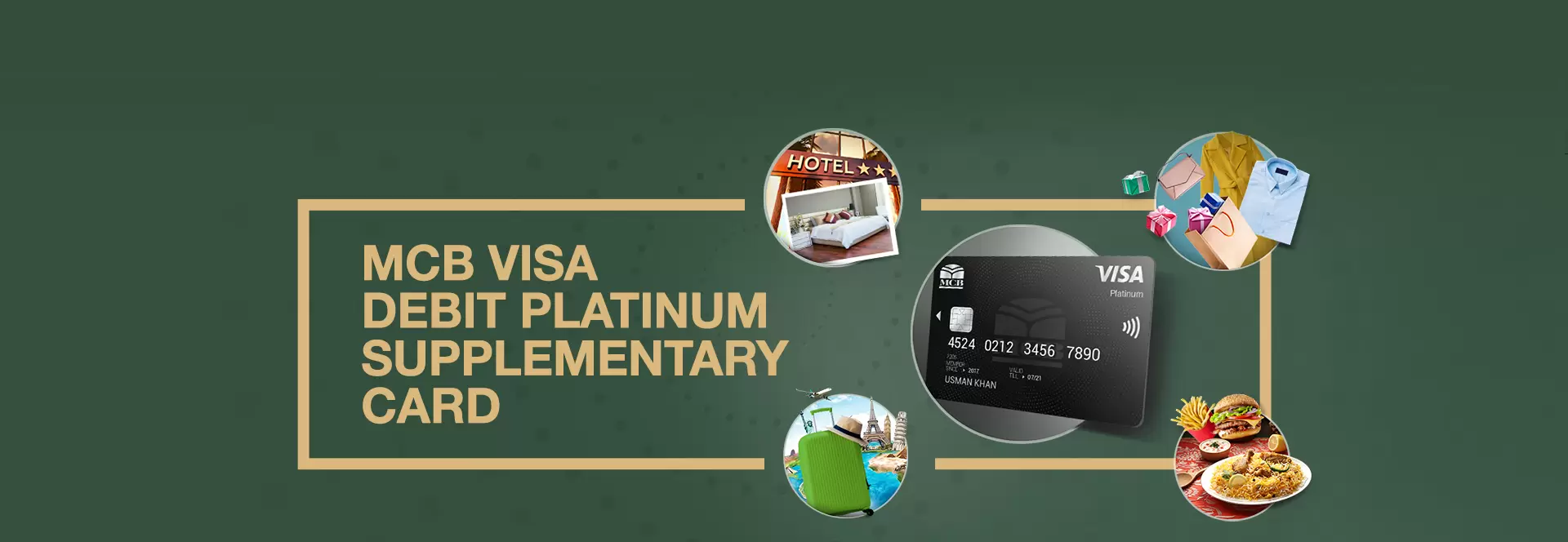 MCB Visa Debit Platinum Supplementary Card