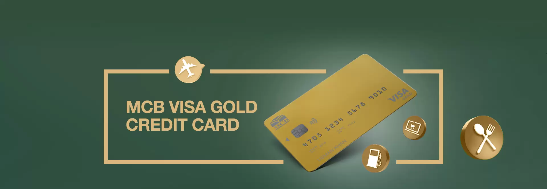 MCB Visa Gold Credit Card